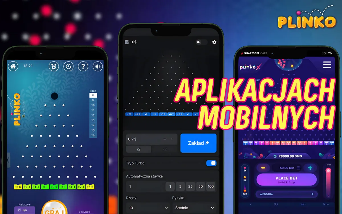 Graj w aplikacjach mobilnych Plinko